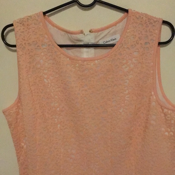 Calvin Klein Women's Laser Cut Flare Dress Size 16 - Picture 3 of 14